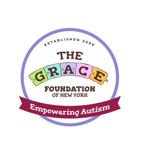 Logo of The GRACE Foundation of New York with the slogan "Empowering Autism.