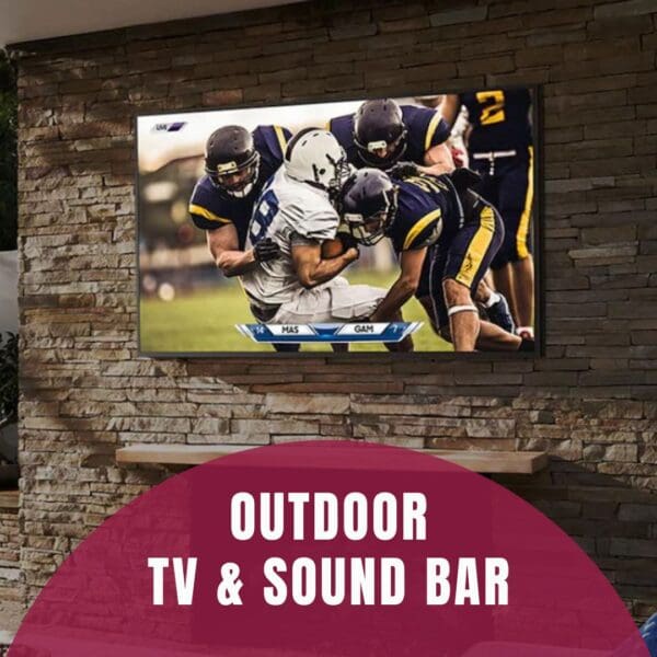 Outdoor TV & Sound bar Raffle
